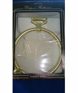 Bath Designer Bathware Polished Brass Towel Ring NEW with installation h... - $23.71