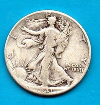 1941 Walking Liberty Half Dollar - Silver - £15.18 GBP