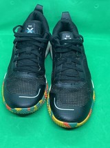 Under Armour Level X Series black lo-top sneakers youth sz 5.5 - £20.87 GBP