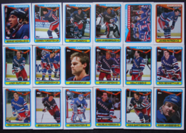 1990-91 Topps New York Rangers Team Set of 18 Hockey Cards - £3.98 GBP