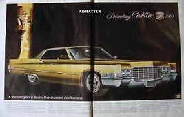 1968 3-Page Cadillac Car Ad Featuring A 1969 Eldorado!! - £7.76 GBP