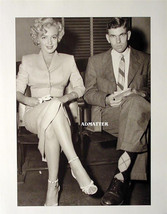 Marilyn Monroe Pin Up Poster Sitting Patiently With Her Lawyer Sexy Legs Photo! - $4.74
