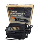 Vtg RADIO SHACK Transportable Cellular BAG PHONE CT-1055 As-is Parts Pro... - $24.75