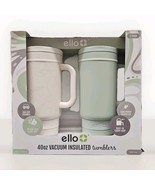 Ello Port 2 Pack 40 Oz Each Stainless Steel Tumbler with Handle Dahlia G... - $67.25 CAD