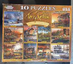 Terry Redlin 10 Puzzles Exclusive Collection New Edition by White Mounta... - £37.57 GBP