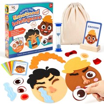 Social Emotional Learning Toy, Funny Faces Games With 28 Facial Expressi... - £31.44 GBP