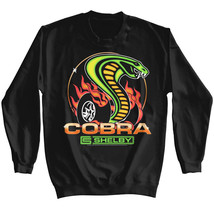 Shelby Cobra Tire Burnout Sweater Carroll Dragon Snake Logo Racing car - $48.50+