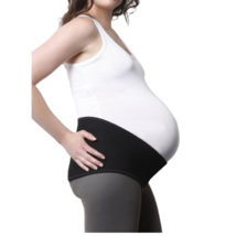 Prenatal postpartum belly band adjustable w/ hot cold pack black medium ... - £34.76 GBP