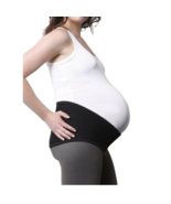 Prenatal postpartum belly band adjustable w/ hot cold pack black medium ... - £34.61 GBP