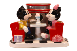 VTG Schmid Mickey Minnie Diner Music Box &quot;Can&#39;t Take My Eyes Off of You&quot; - £55.24 GBP