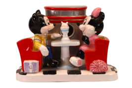 VTG Schmid Mickey Minnie Diner Music Box &quot;Can&#39;t Take My Eyes Off of You&quot; - £55.71 GBP