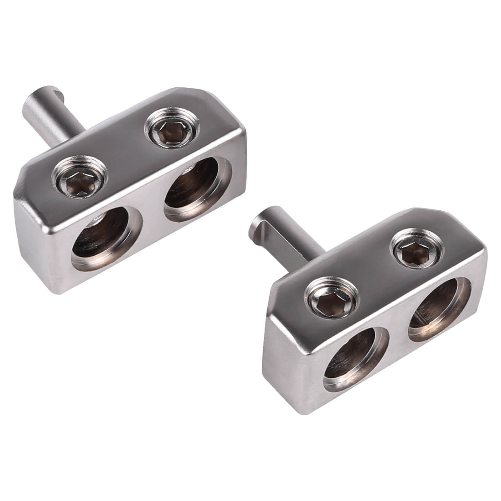 NEW SKAR AUDIO X2 1/0 GAUGE TO 1/0 GAUGE DUAL AMPLIFIER INPUT | SK-DUAL0GA-AMPIN