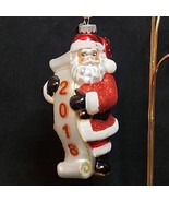 Christopher Radko Christmas Ornament Santa 2018 Naughty or Nice List Cel... - $39.36 CAD