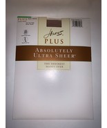 Hanes Absolutely Ultra Sheer Control Top Pantyhose ~Size Plus Petite Bar... - $188.16 MXN