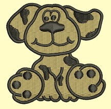 Beige puppy Machine embroidery design - $1.99
