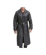 Leather Blazer Coat Jacket Long Men&#39;s Button Mens Soft Western Winter Bl... - $3,535.23 MXN+