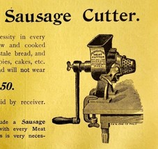 Perfection Meat Sausage Cutter 1894 Advertisement Victorian Kitchen ADBN1e - £13.72 GBP