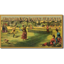 Horseman&#39;s Lawn Tennis Vintage Style Metal Sign - £16.70 GBP