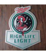 Miller High Life Brew Milwaukee Vintage Style Tin Metal Sign 30&quot; X 23&quot; RARE - £115.61 GBP