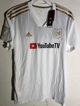 Adidas Women&#39;s MLS Jersey Los Angeles Los Angeles FC  LAFC White sz L - £6.41 GBP