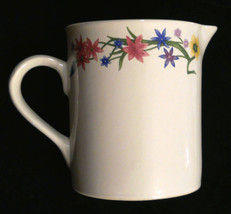 Farberware Country Garden Creamer Floral Cream Pitcher Stoneware Oven to... - $15.79