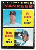 1971 Topps Yankees Rookie Stars #111 Loyd Colson &amp; Bobby Mitchell See Scans 1 - £0.70 GBP