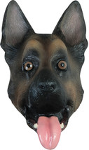 Ghoulish Latex Dog Mask Ship Today Funny German Shepherd Mask For Halloween Eagl - £86.06 GBP