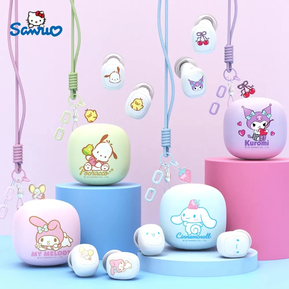 Kuromi Cute Wireless Headset Sanrio My Melody Bluetooth Headphones Cinnamoroll - £18.45 GBP