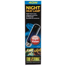 Exo Terra Night Heat Lamp for Reptiles 40 watt Exo Terra Night Heat Lamp... - $16.11