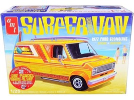 Skill 2 Model Kit 1977 Ford Econoline Surfer Van with Two Surfboards 2-in-1 Kit - £39.98 GBP