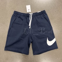 NWT Nike BV2721-410 Men Sportswear Club Graphic Shorts Standard Fit Navy... - $32.95
