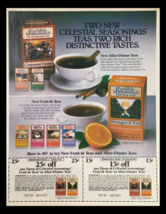 1986 Celestial Seasonings Tea Circular Coupon Advertisement - $18.95