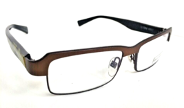 New ALAIN MIKLI AL 10560201 55mm Large Bronze Eyeglasses Frame France - £217.19 GBP