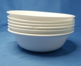 Corelle Soup Cereal Bowls 6 Pieces Winter Frost White Made in USA - £10.03 GBP