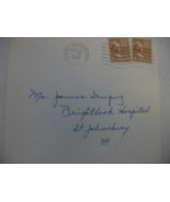 Two Martha Washington Brown 1 ½ cent stamps post marked Feb 26, 1 pm, 19... - $465.08 MXN