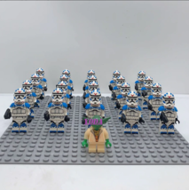 21Pcs Master Yoda Commander 501st Legion Clone Trooper Army Star Wars Minifigure - £25.94 GBP