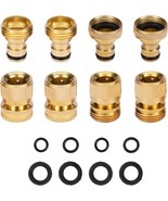 Garden Hose Quick Connect Solid Brass Garden Hose Connector Water Hose - $61.59 CAD