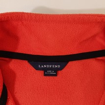 Land's End Men's Orange 1/4 Zip Pullover Performance Long Sleeve Sweatshirt M image 5