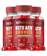 3 Pack Keto Burner ACV Gummies KetoBurner Gummies Max Strength Supplement - $99.98