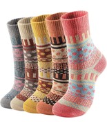 5 Pairs Socks for Women Winter Socks for Women Cold Weather Thick Cozy K... - $14.50