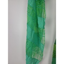 Pier 1 Imports Womens Fashion Scarf Green Sheer 10LX22W Light Weight - £16.54 GBP
