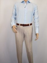 Men Premium 100% Linen Cocktail Suit by INSERCH Breathable and cool SU880 Tan image 7