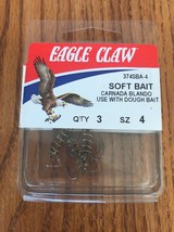 Eagle Claw Soft Bait Carnada Blando Use With Dough bait QTY3 374SBA-4 Ships N 24 - $29.11