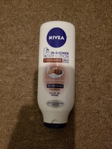 NIVEA In-Shower Cocoa Butter Body Lotion "Dry to Very Dry Skin" 13.5 once bottle - $10.01