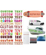 Personalized Color Design Your Own Name - Custom Color Vinyl Sticker Car... - £77.87 GBP