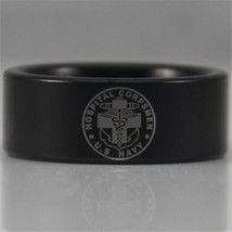 Free Shipping JEWELRY Hot Sales 8MM Black Pipe Navy Hospital Corpsmen Design New - £29.27 GBP