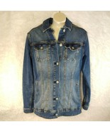 Lularoe Jaxon Stretchy Denim Jean Jacket Women&#39;s Size XS Fits up to Medi... - €33,75 EUR