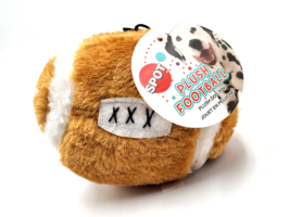 Spot Ethical Football Plush Squeaky Interactive Toss &amp; Play Dog Toy - £9.63 GBP