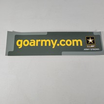 US Army Decal Bumper Sticker goarmycom Army Strong Size 11&quot; x 3&quot; - £6.37 GBP