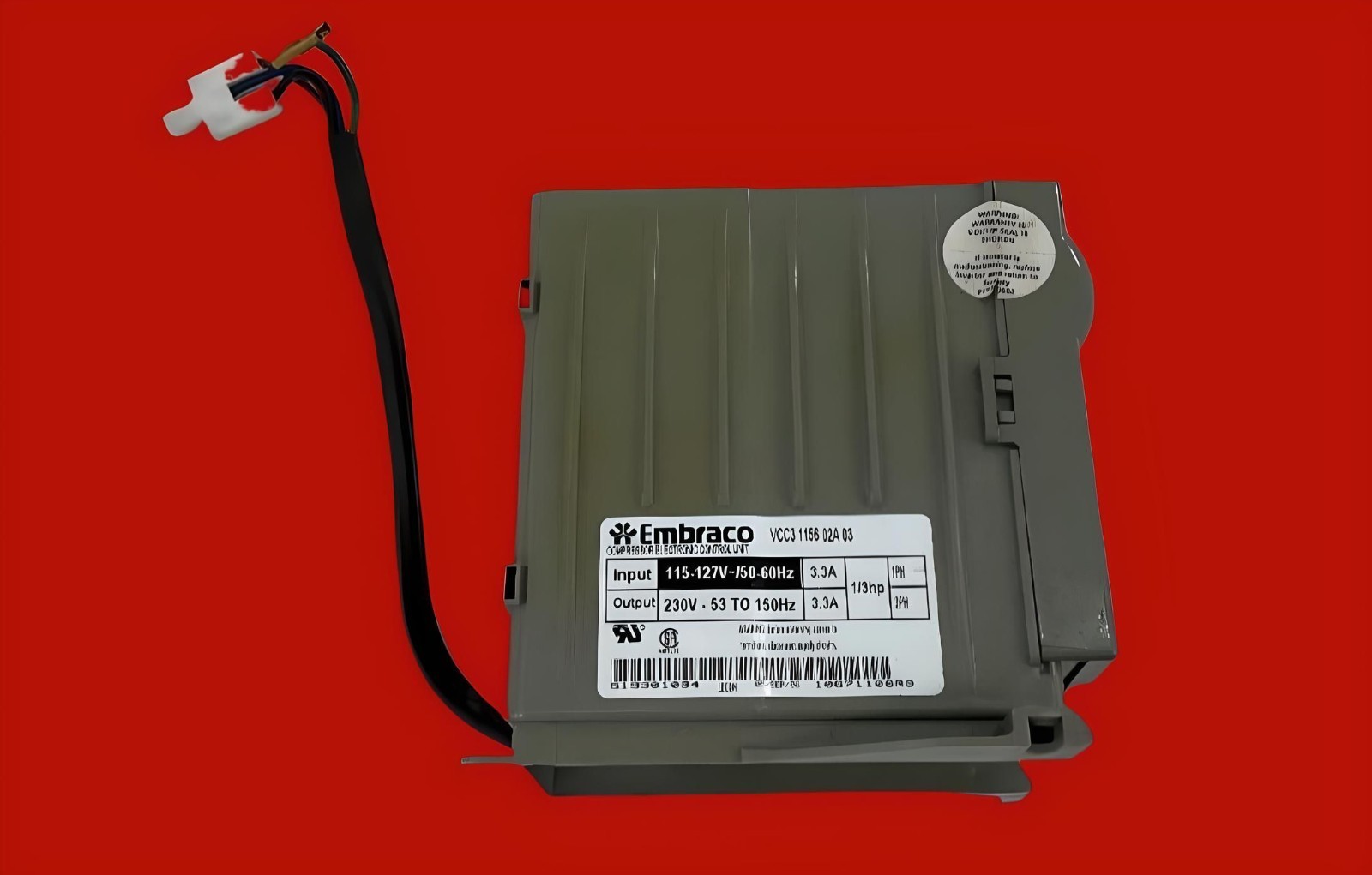 Whirlpool Refrigerator Control Unit - Part # VCC3 1156 02A 03 - $82.00